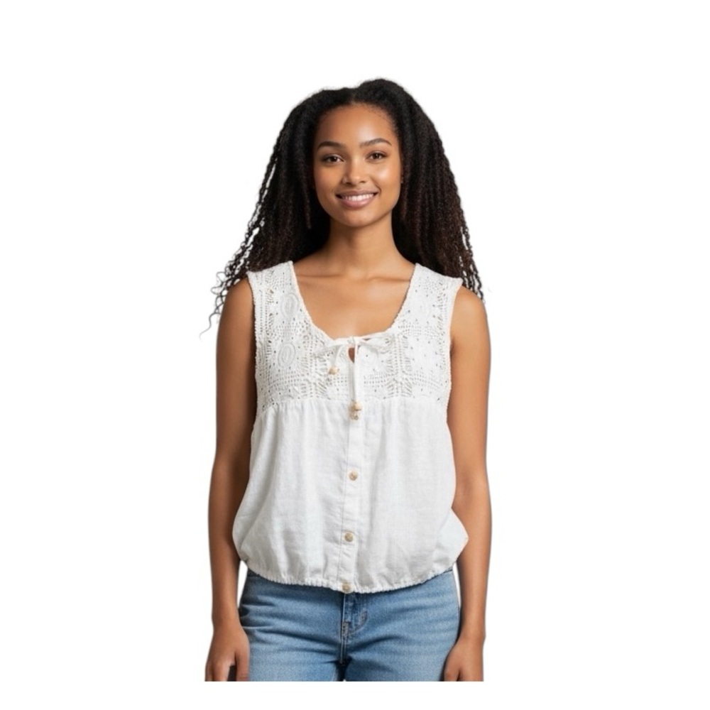 NWT’s Joie linen blend sleeveless shirt